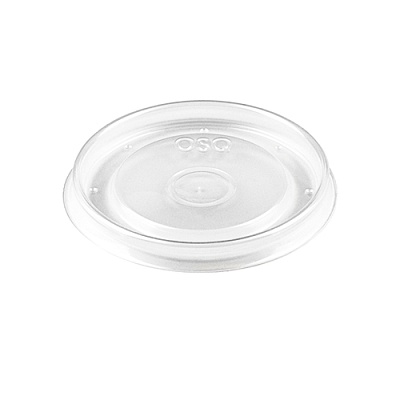 Крышка для бумажного контейнера круглая D=100мм для 300, 400, 500мл PP ANTIFOG lid Round Bowl цвет прозр. OSQ (х450)