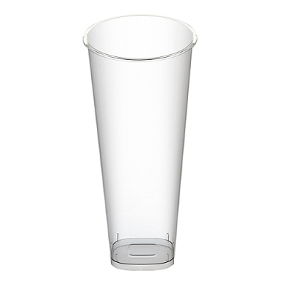 Стакан Bubble cup/шейкер квадратное дно глянцевый ПП 1029ГП D=90мм цвет прозр. 650мл (25г) ОЗЛП/ВЗЛП (х1/240)